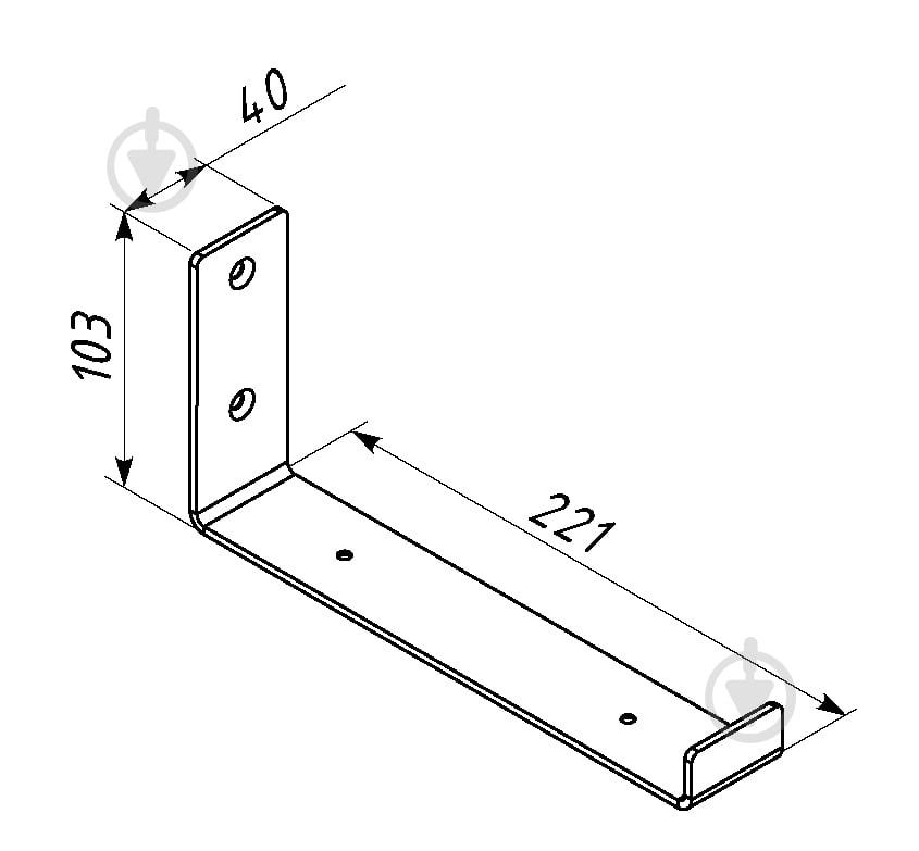 Кронштейн для полок Valore Крюк Loft SW-H-21 - фото 14