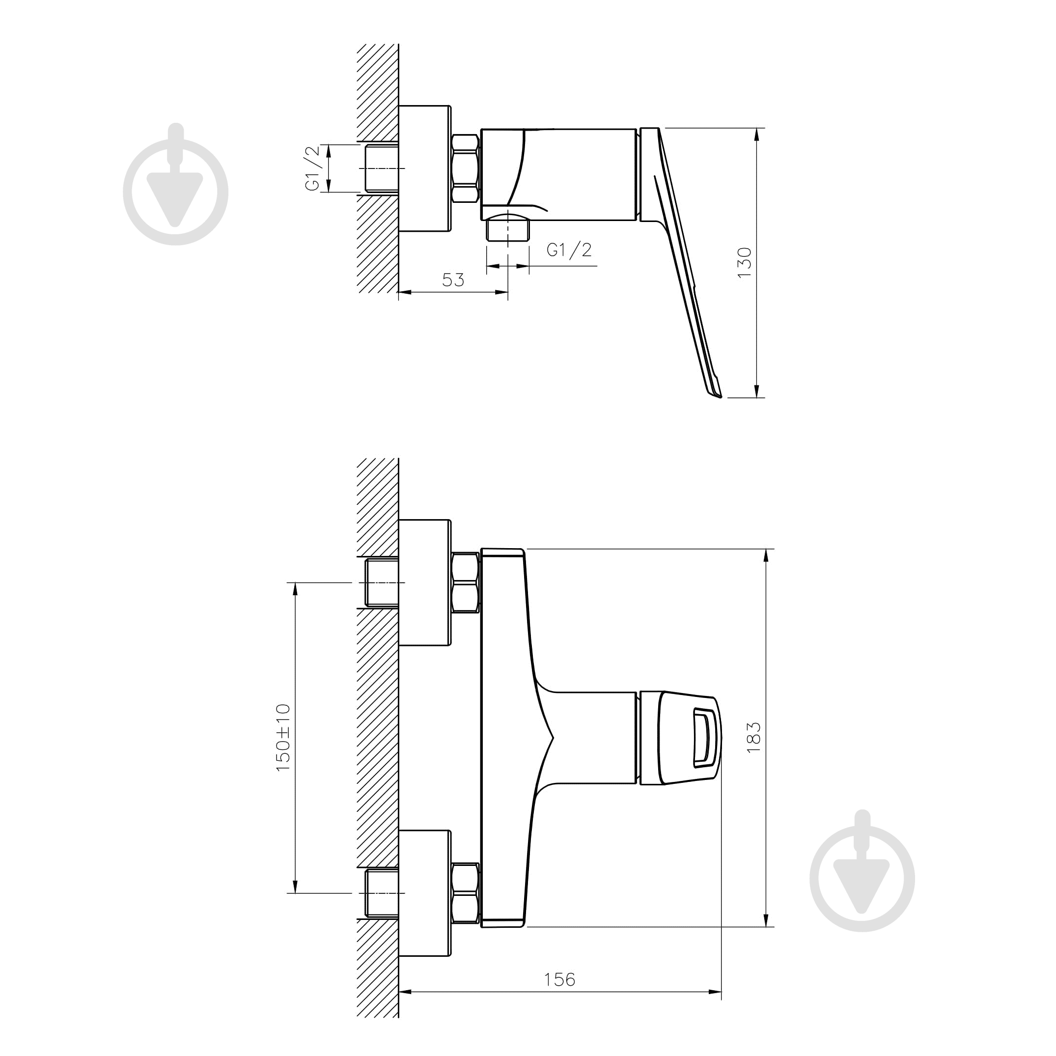 Смеситель для душа Imprese Lany 15045 - фото 2 Смеситель для душа Imprese Lany 15045 - фото 2