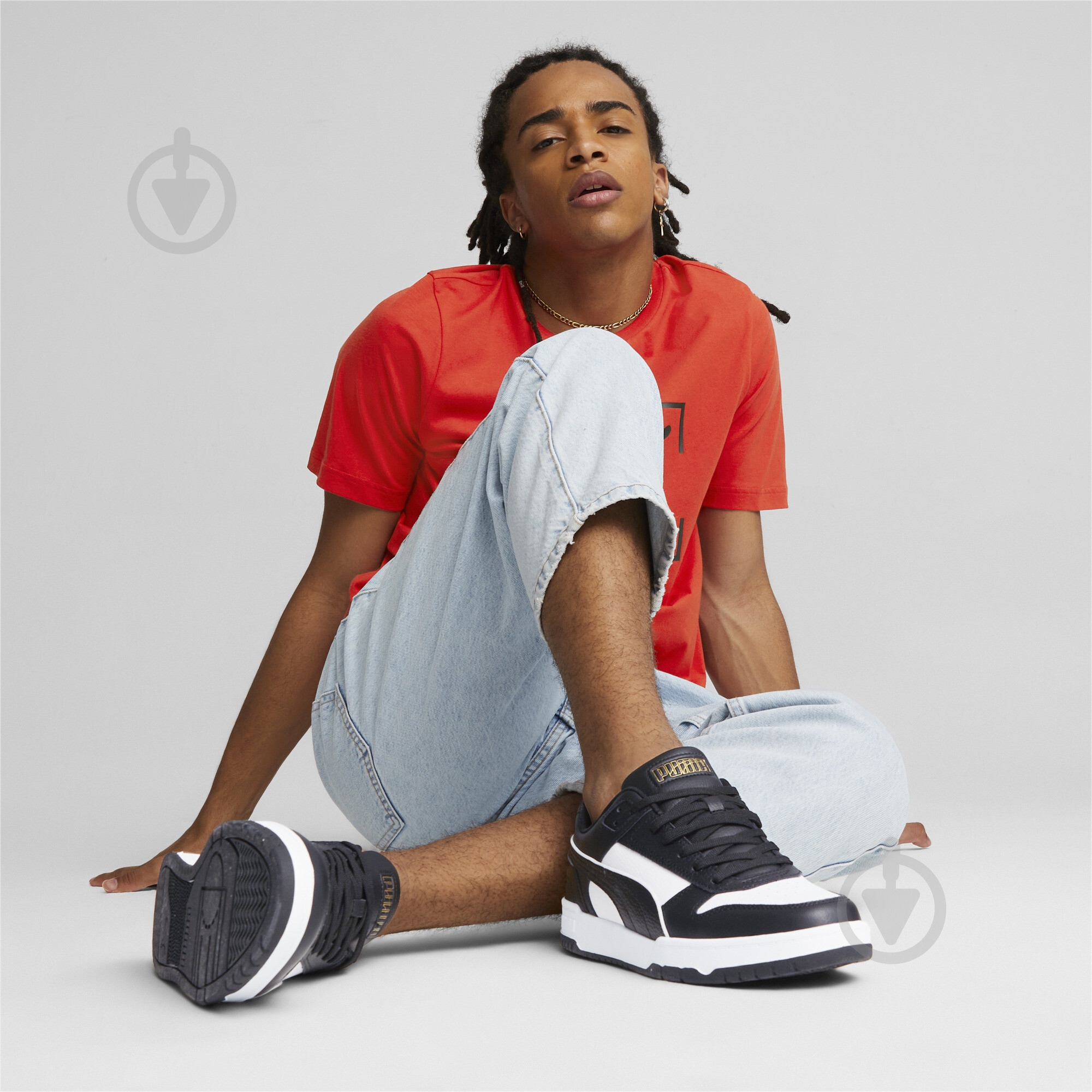 Кроссовки мужские демисезонные Puma RBD GAME LOW 38637307 р.40 черно-белые - фото 7