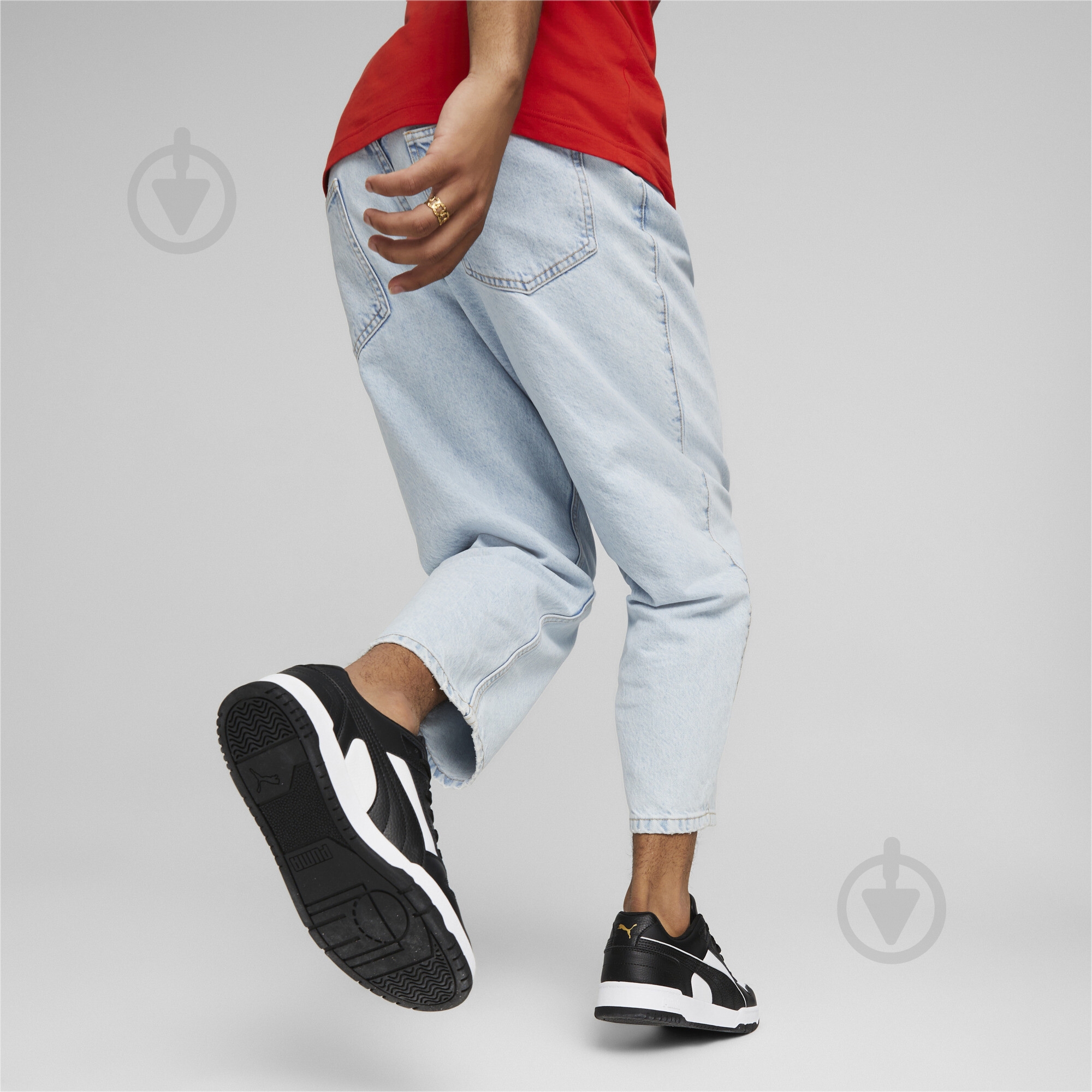 Кроссовки мужские демисезонные Puma RBD GAME LOW 38637307 р.40 черно-белые - фото 8