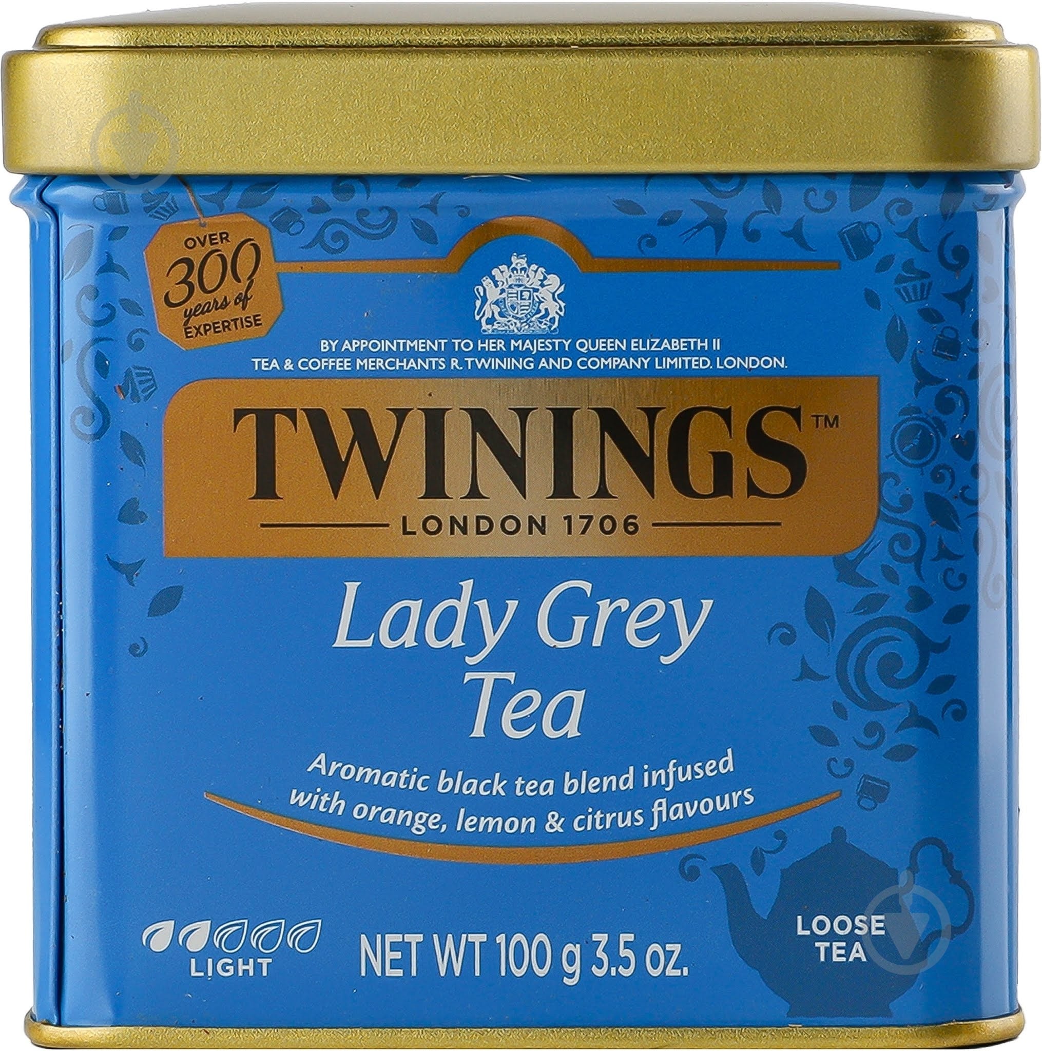 Чай Twinings чорний листовий Lady Grey 100г - фото 1