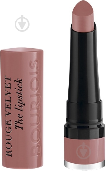 Помада губна Bourjois Rouge Edition Velvet №02 Flaming’rose 2,4 г - фото 1