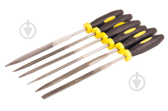 Набор надфилей MASTERTOOL 140 мм 6 шт. 06-0010 - фото 1