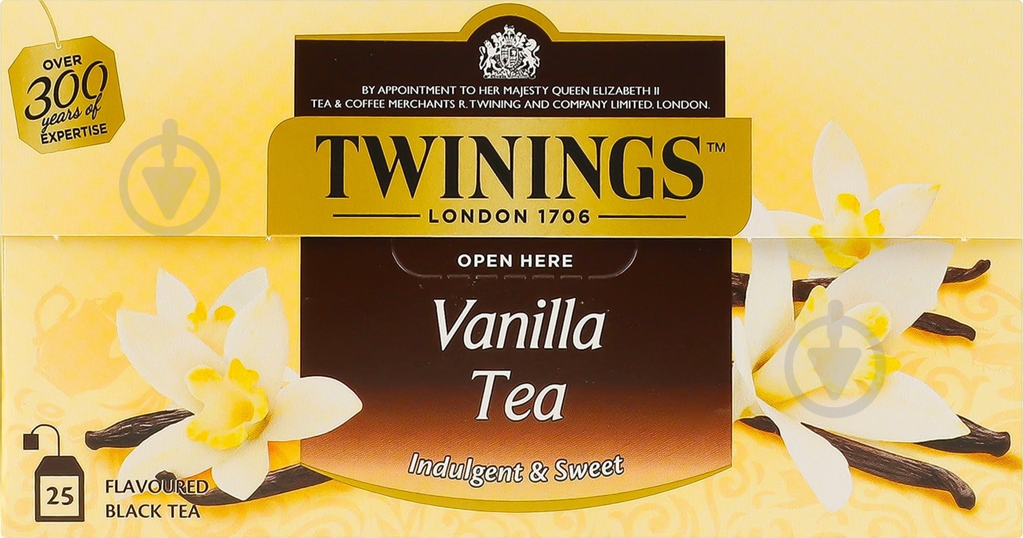 Чай Twinings черный с ароматом ванили 25х2г - фото 1