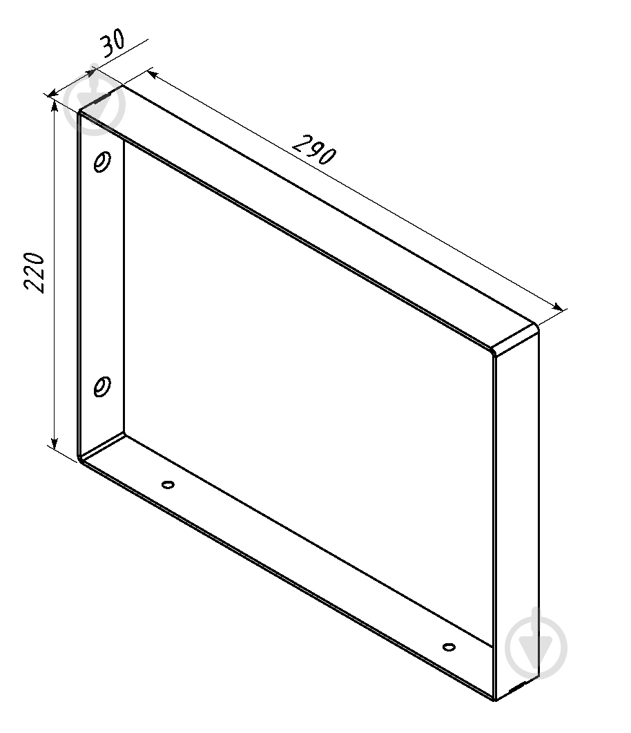 Кронштейн для полок Valore Квадрат Loft SW-S-28 - фото 11