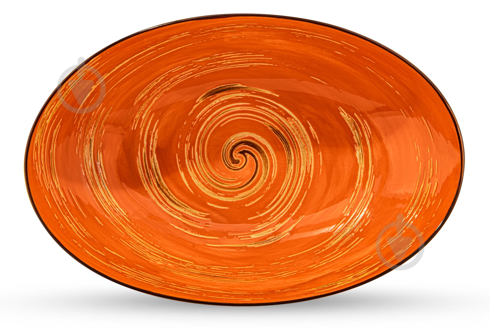 Блюдо Wilmax Spiral Orange WL-669340/A - фото 1