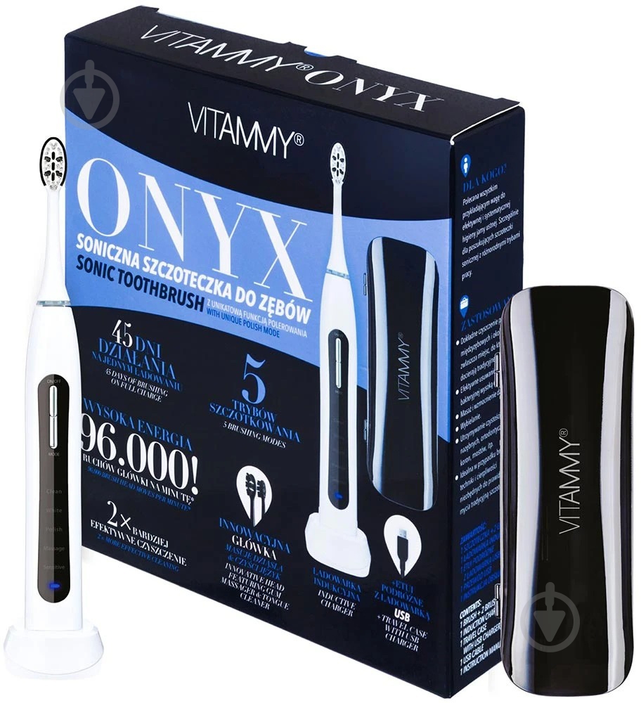 Електрична зубна щітка Vitammy Onyx TOW013153 - фото 1
