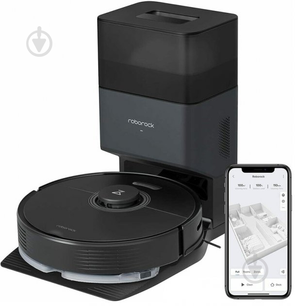 Робот-пылесос Roborock Vacuum Cleaner Q7 Max+ Q7MP52-00 black - фото 1 Робот-пылесос Roborock Vacuum Cleaner Q7 Max+ Q7MP52-00 black - фото 1