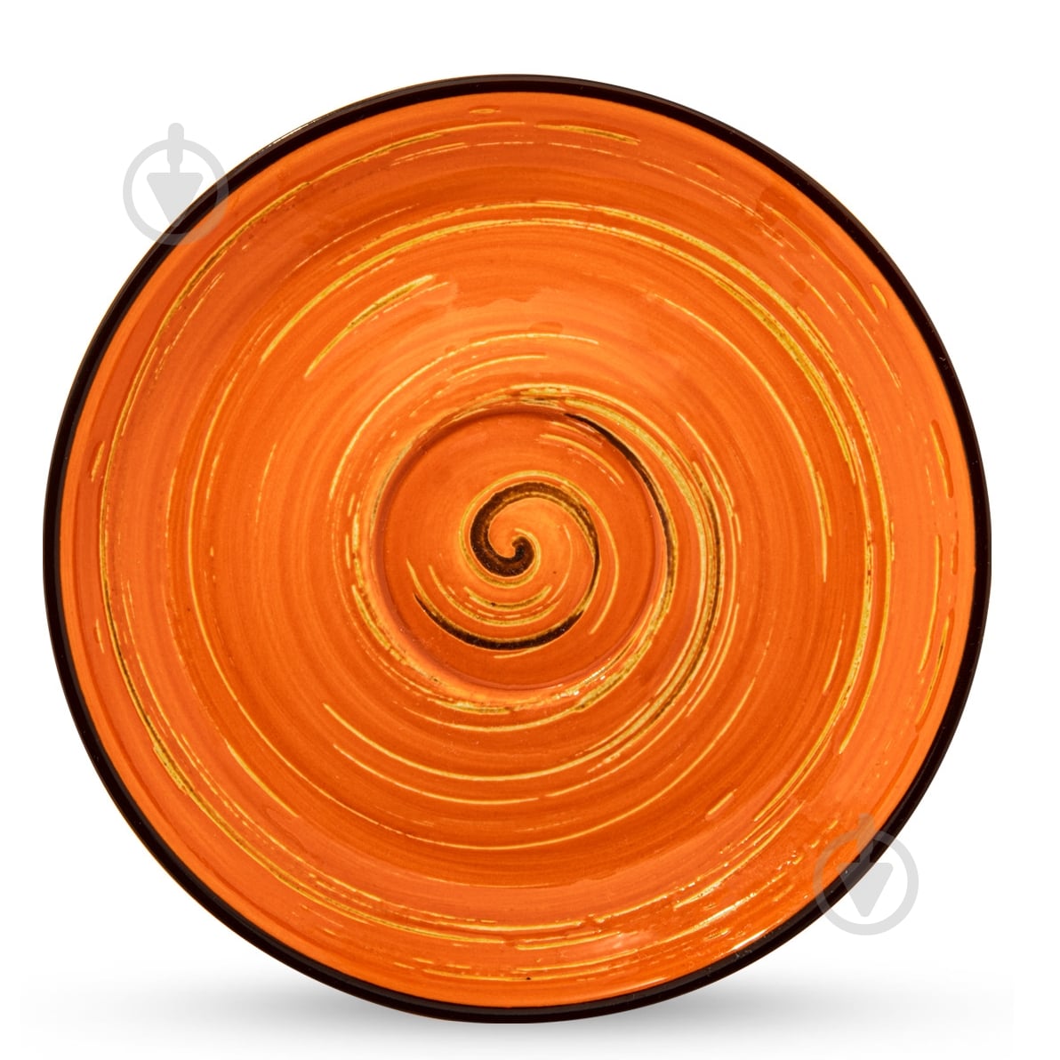 Блюдце Wilmax Spiral Orange 15 см WL-669336/B - фото 1