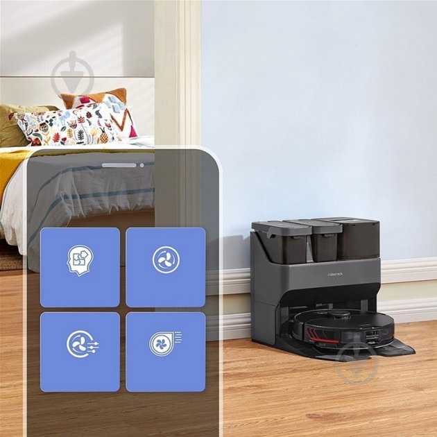 Робот-пылесос Roborock Vacuum Cleaner S7 Max V Ultra black - фото 9 Робот-пылесос Roborock Vacuum Cleaner S7 Max V Ultra black - фото 9