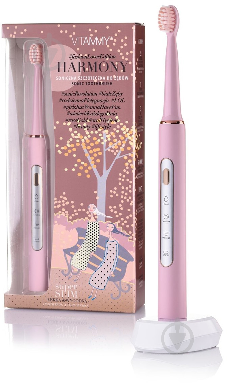 Електрична зубна щітка Vitammy Harmony TOW013612 - фото 6
