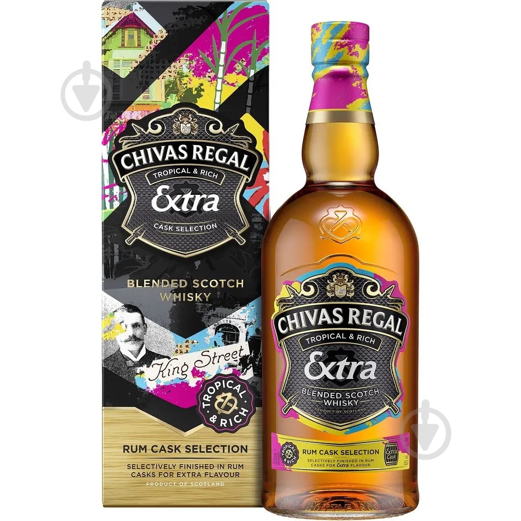Виски Chivas Regal Chivas Regal Extra Rum Cask 0,7 л - фото 1 Виски Chivas Regal Chivas Regal Extra Rum Cask 0,7 л - фото 1