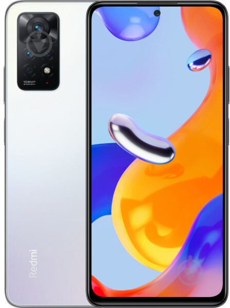 Смартфон Xiaomi Redmi Note 11 Pro 6/64GB pearl white (922459) - фото 1 Смартфон Xiaomi Redmi Note 11 Pro 6/64GB pearl white (922459) - фото 1