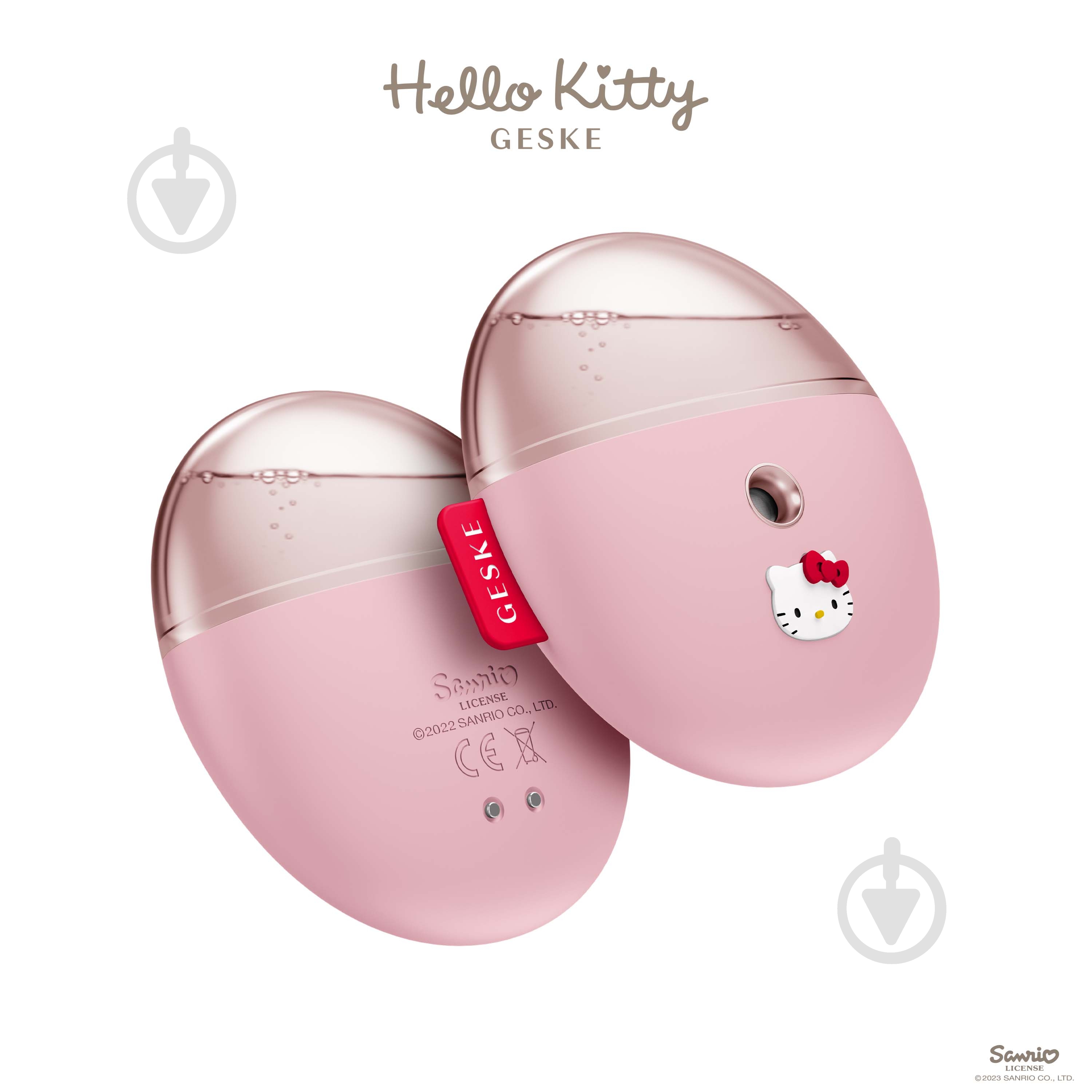 Електронний освіжувач GESKE для зволоження обличчя Facial Hydration Refresher 4 в 1 by Hello Kitty рожевий - фото 1 Електронний освіжувач GESKE для зволоження обличчя Facial Hydration Refresher 4 в 1 by Hello Kitty рожевий - фото 1