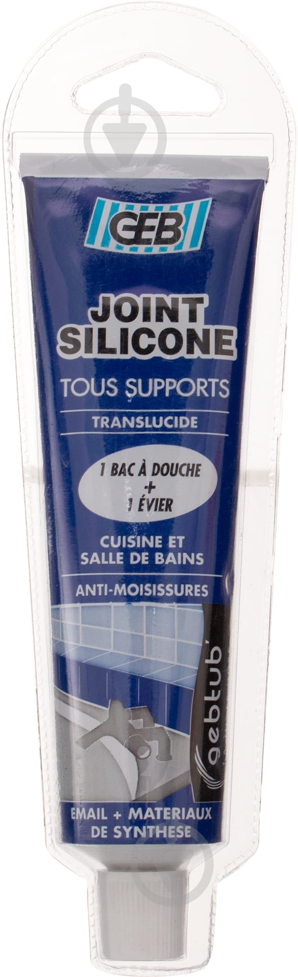 Герметик GEB Silicone Tous Supports прозорий - фото 1