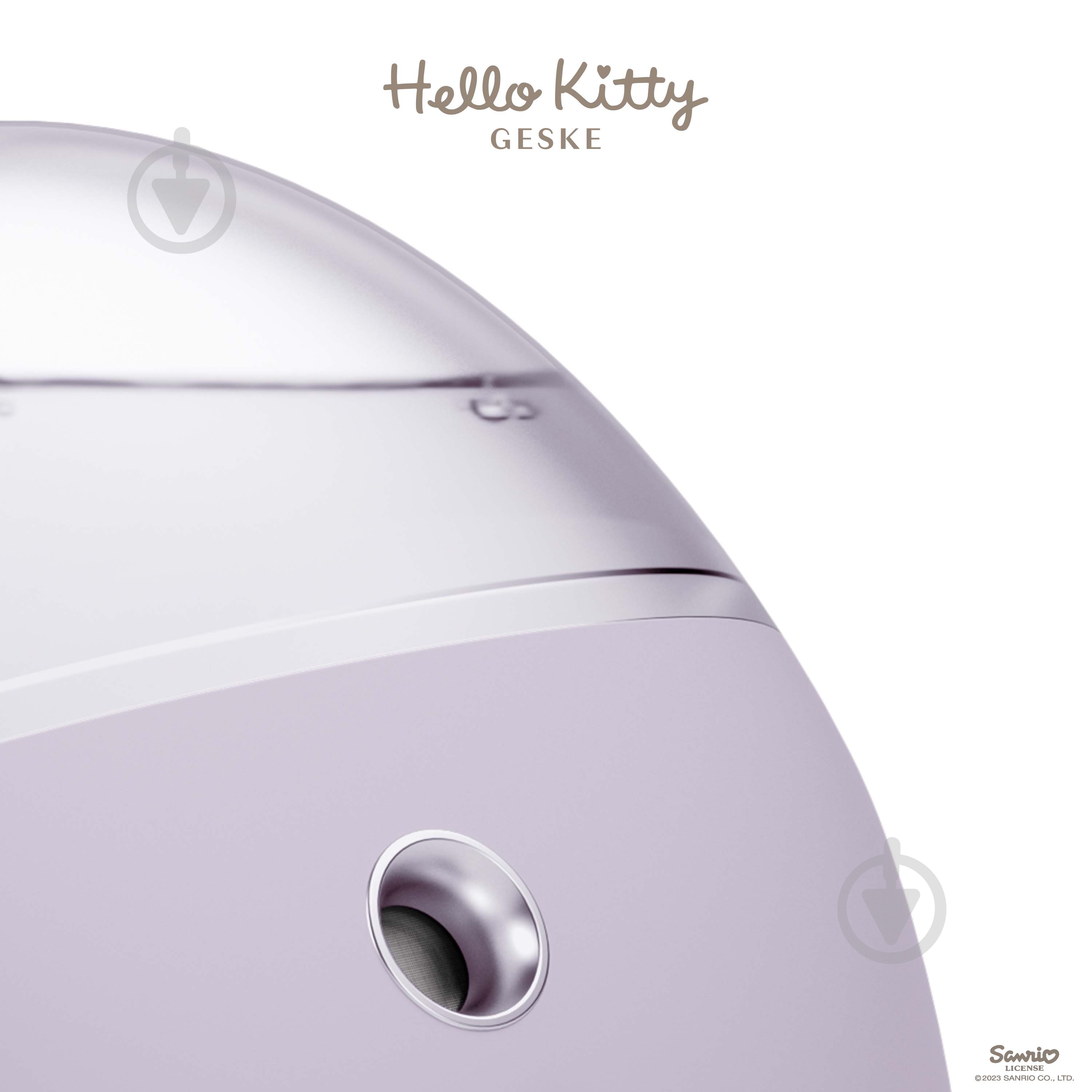 Електронний освіжувач GESKE для зволоження обличчя Facial Hydration Refresher 4 в 1 by Hello Kitty фіолетовий - фото 2