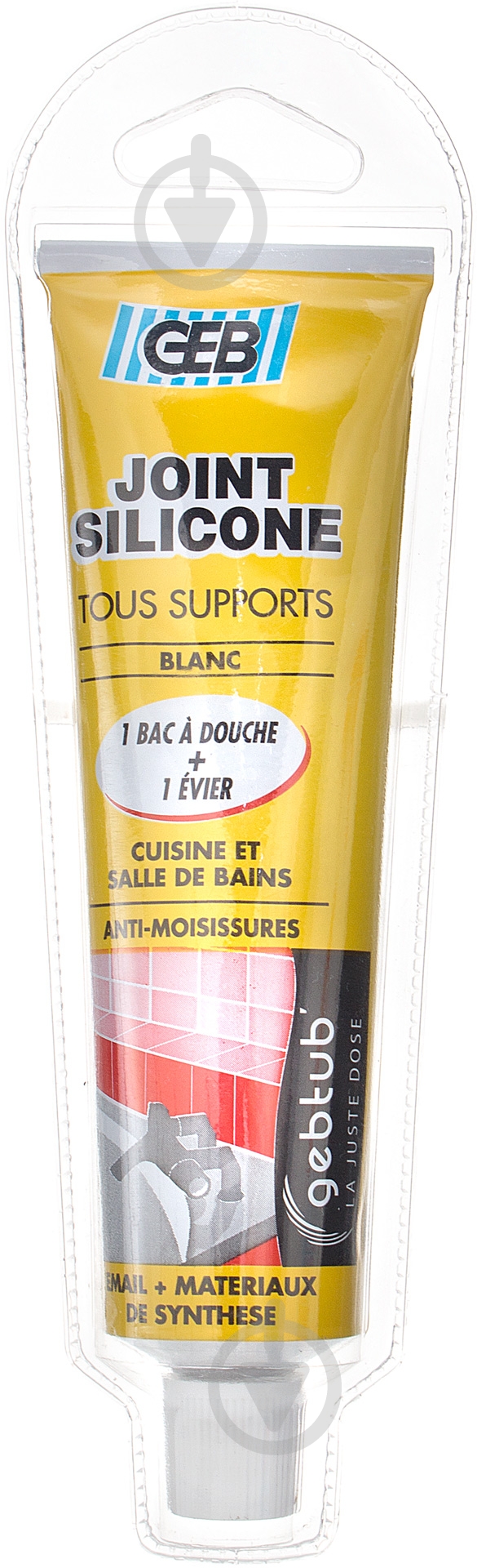 Герметик силіконовий GEB Silicone Tous Supports білий - фото 1 Герметик силіконовий GEB Silicone Tous Supports білий - фото 1