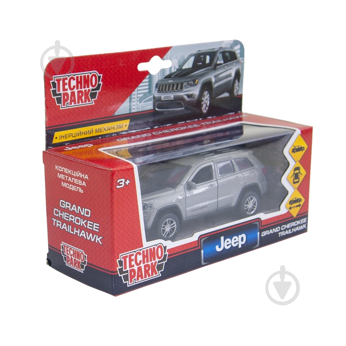 ᐉ Автомодель Technopark 1:43 Jeep Grand CHEROKEE-12-GY(FOB