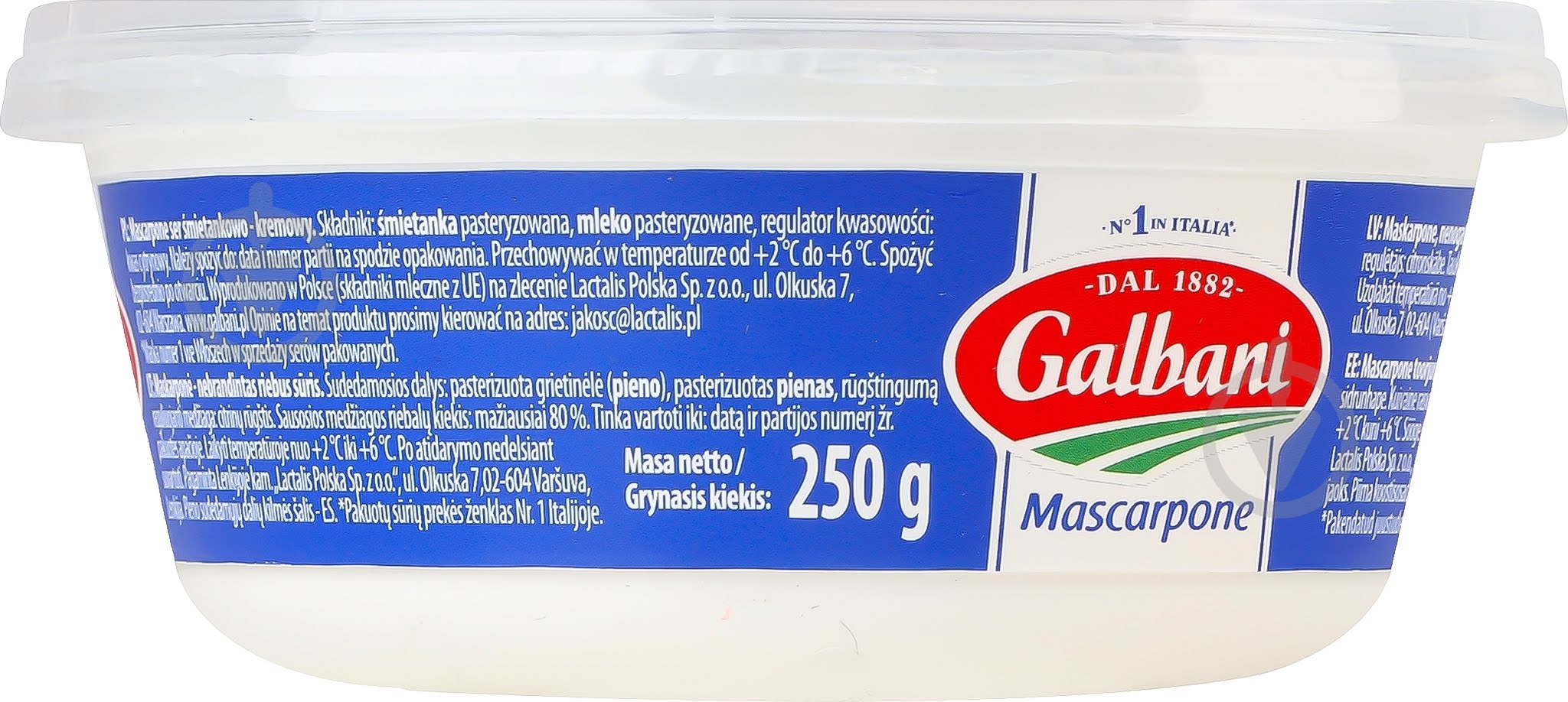Сыр Galbani Mascarpone 80% 250 г - фото 4 Сыр Galbani Mascarpone 80% 250 г - фото 4