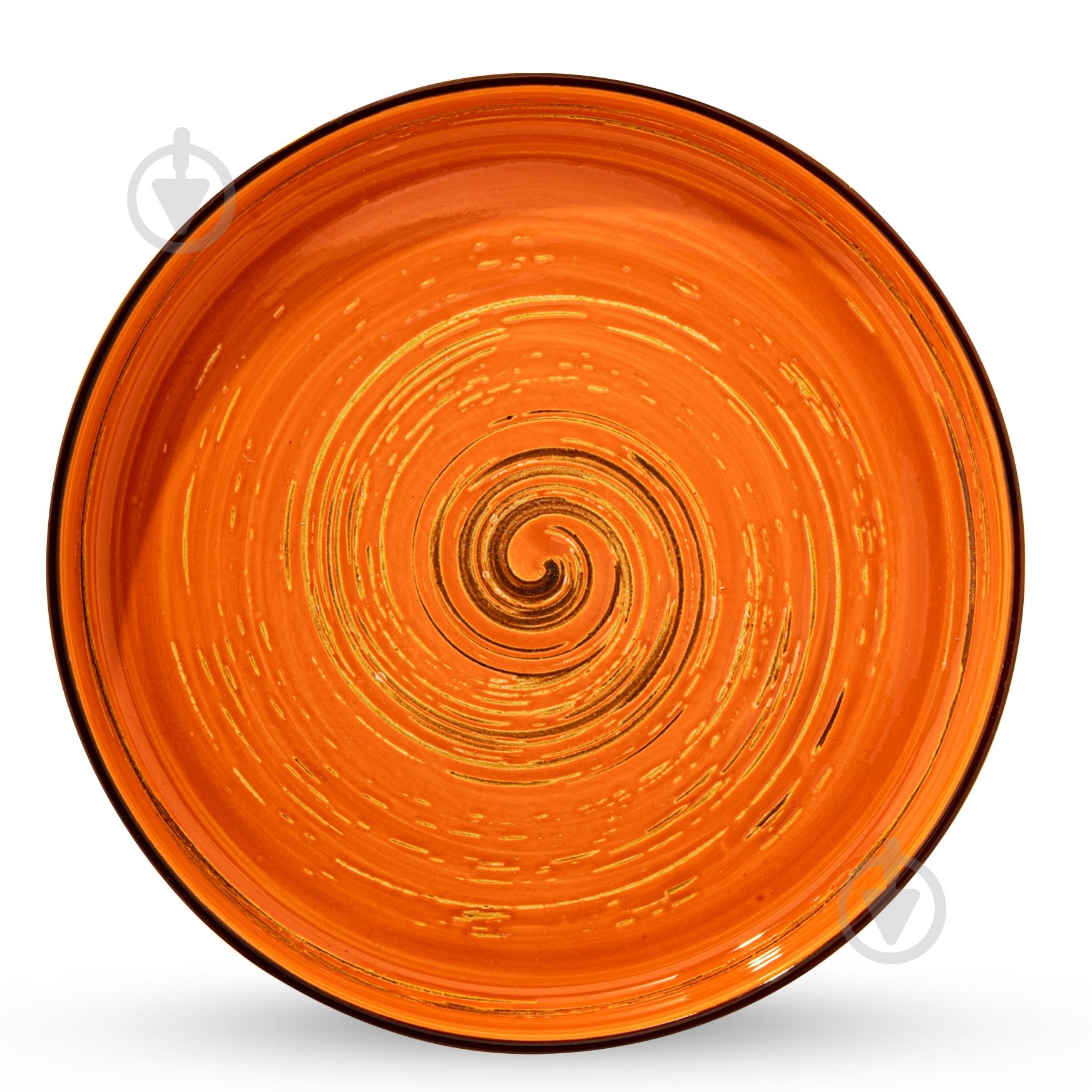 Тарілка обідня Wilmax Spiral Orange 28 см WL-669320/A - фото 1