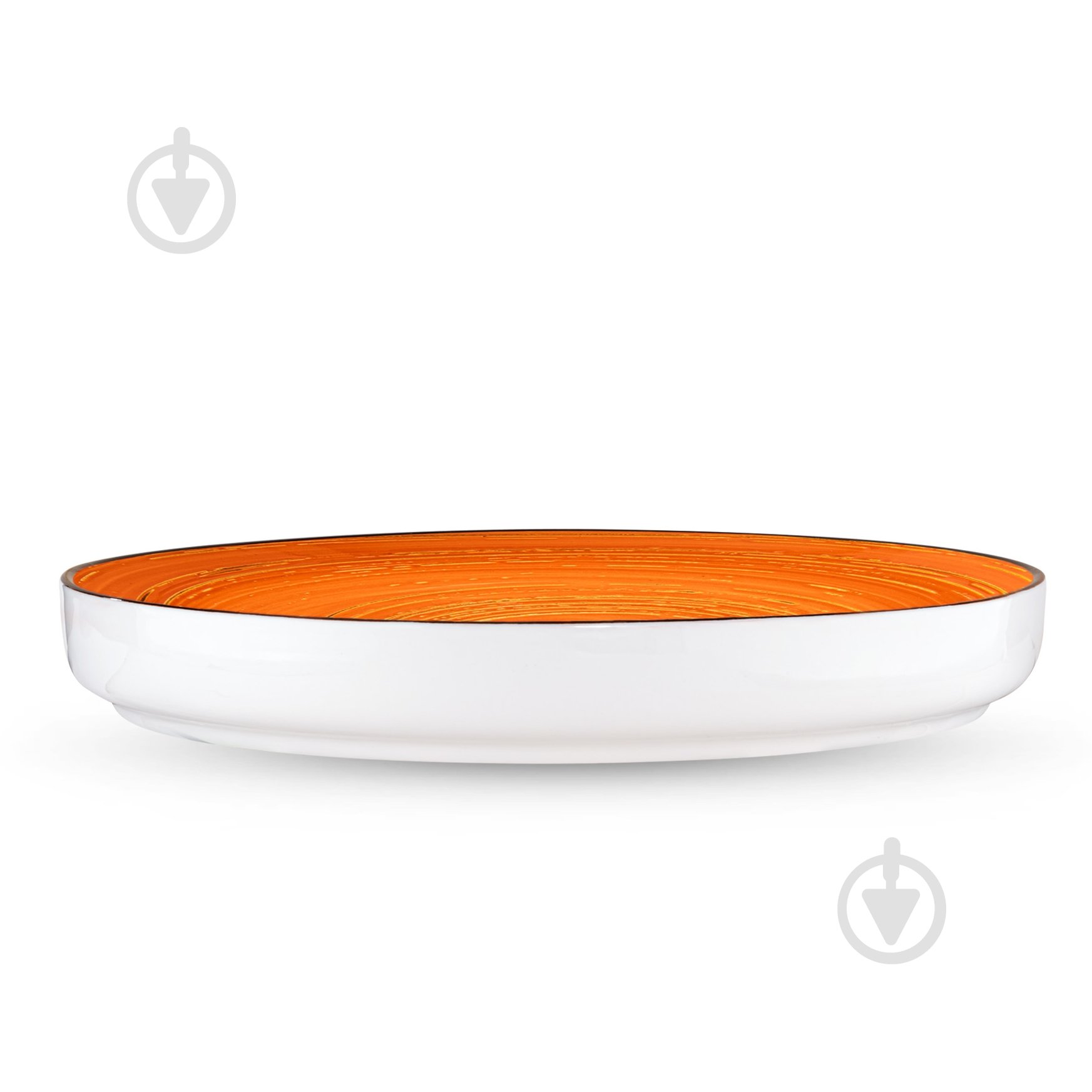 Тарілка обідня Wilmax Spiral Orange 28 см WL-669320/A - фото 2