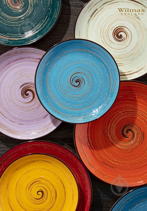 Тарілка обідня Wilmax Spiral Orange 28 см WL-669320/A - фото 5