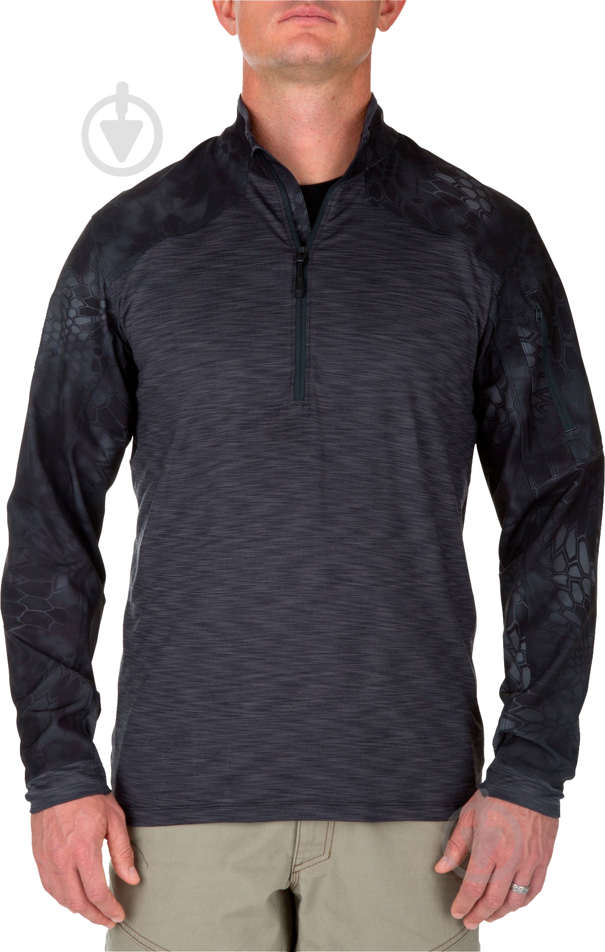 Рубашка боевая 5.11 Rapid Half Zip [018] Charcoal S - фото 4