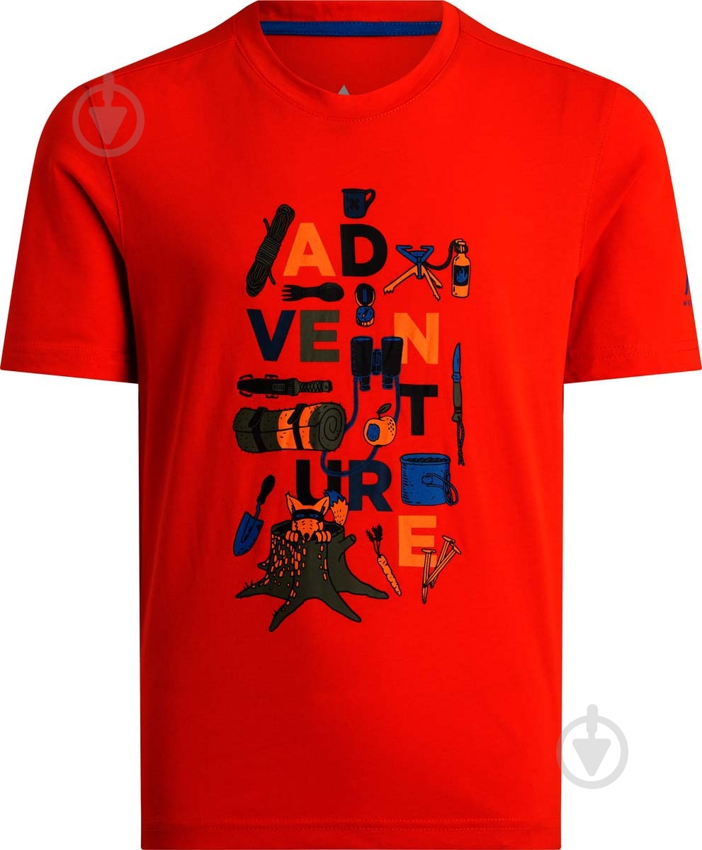 Футболка McKinley Zorma II B 417930-254 р.140 красный - фото 1