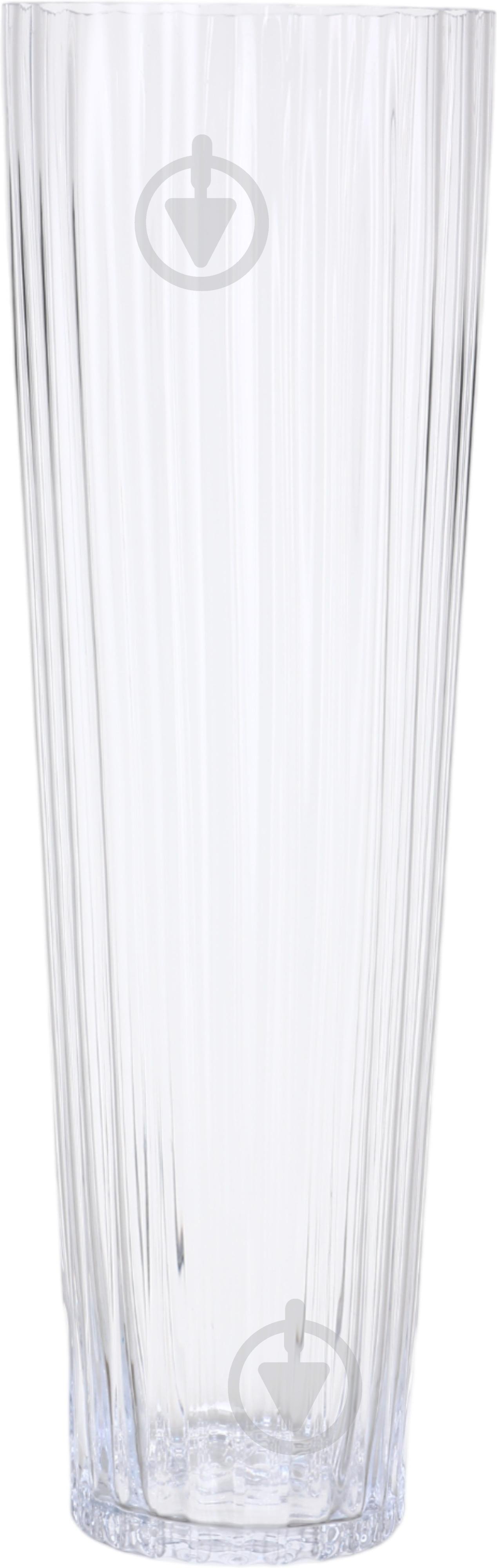 Ваза скляна Wrzesniak Glassworks Dew 60 см прозора 17-7251 - фото 3