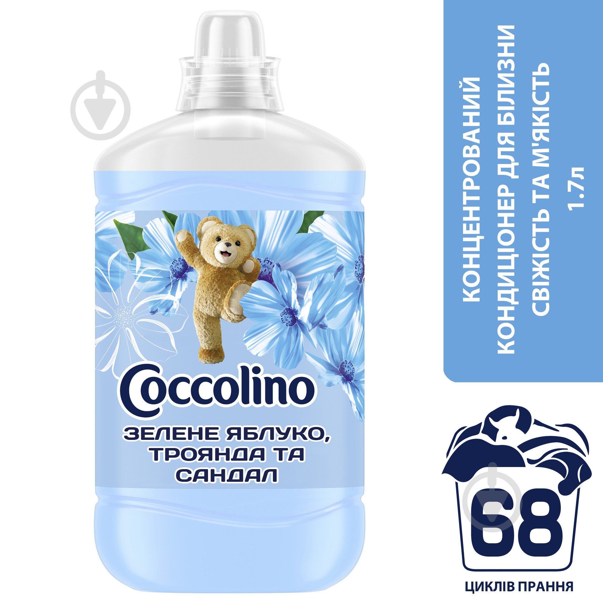 Кондиціонер для білизни Coccolino Blue Splash 1,7 л - фото 2