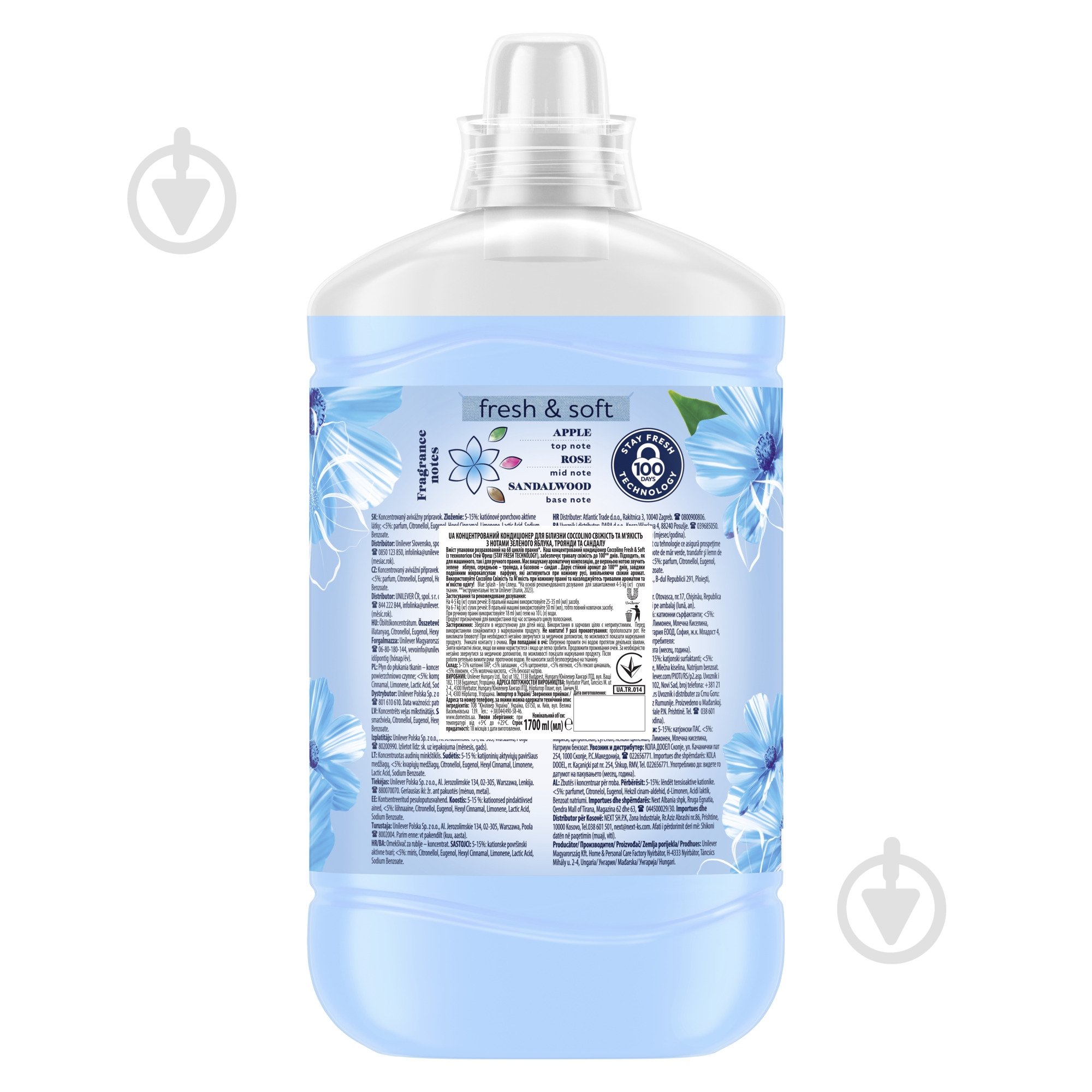 Кондиціонер для білизни Coccolino Blue Splash 1,7 л - фото 3
