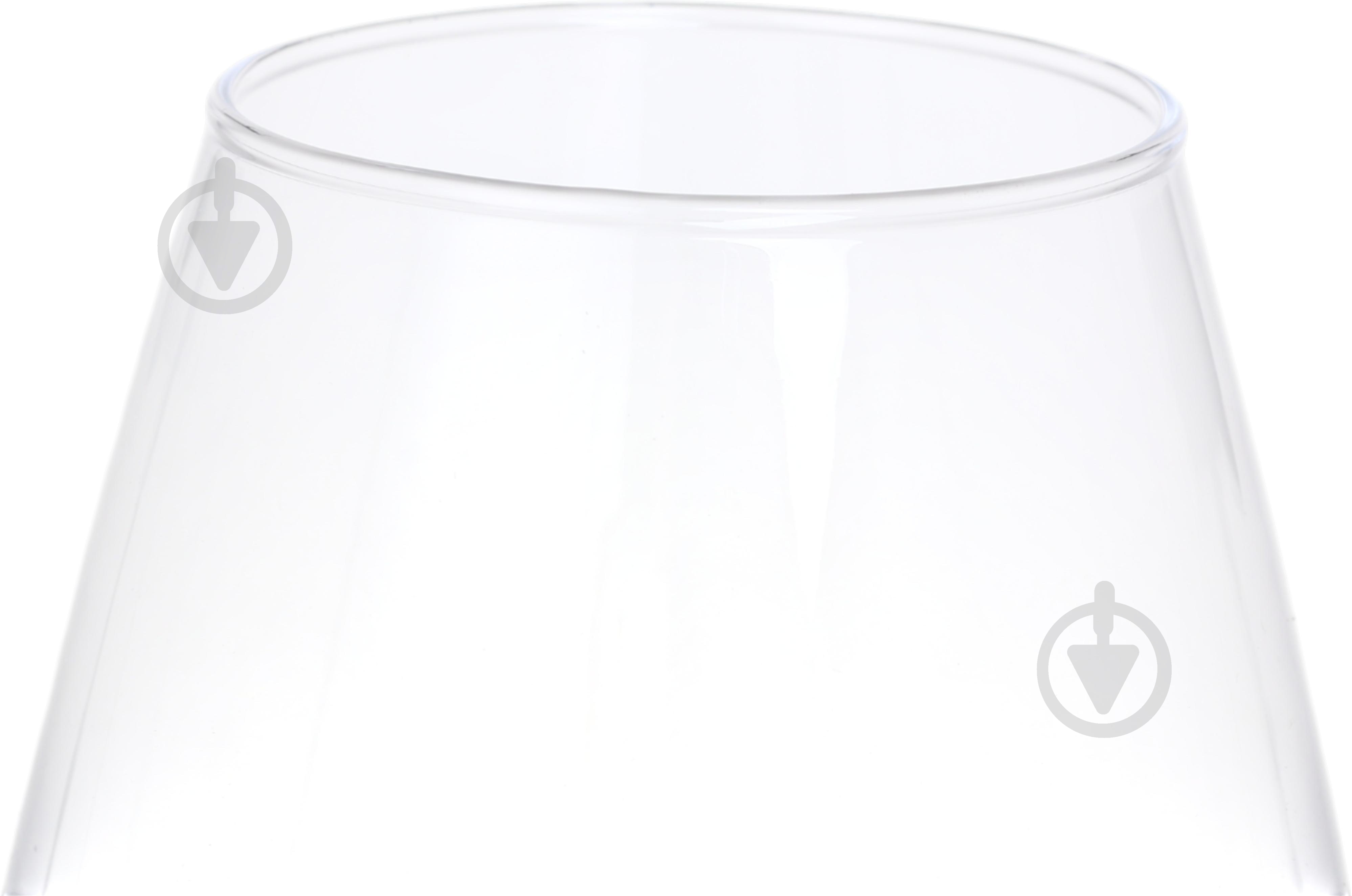 Ваза скляна Wrzesniak Glassworks Lumen 23,5 см прозора 17-11394 - фото 4