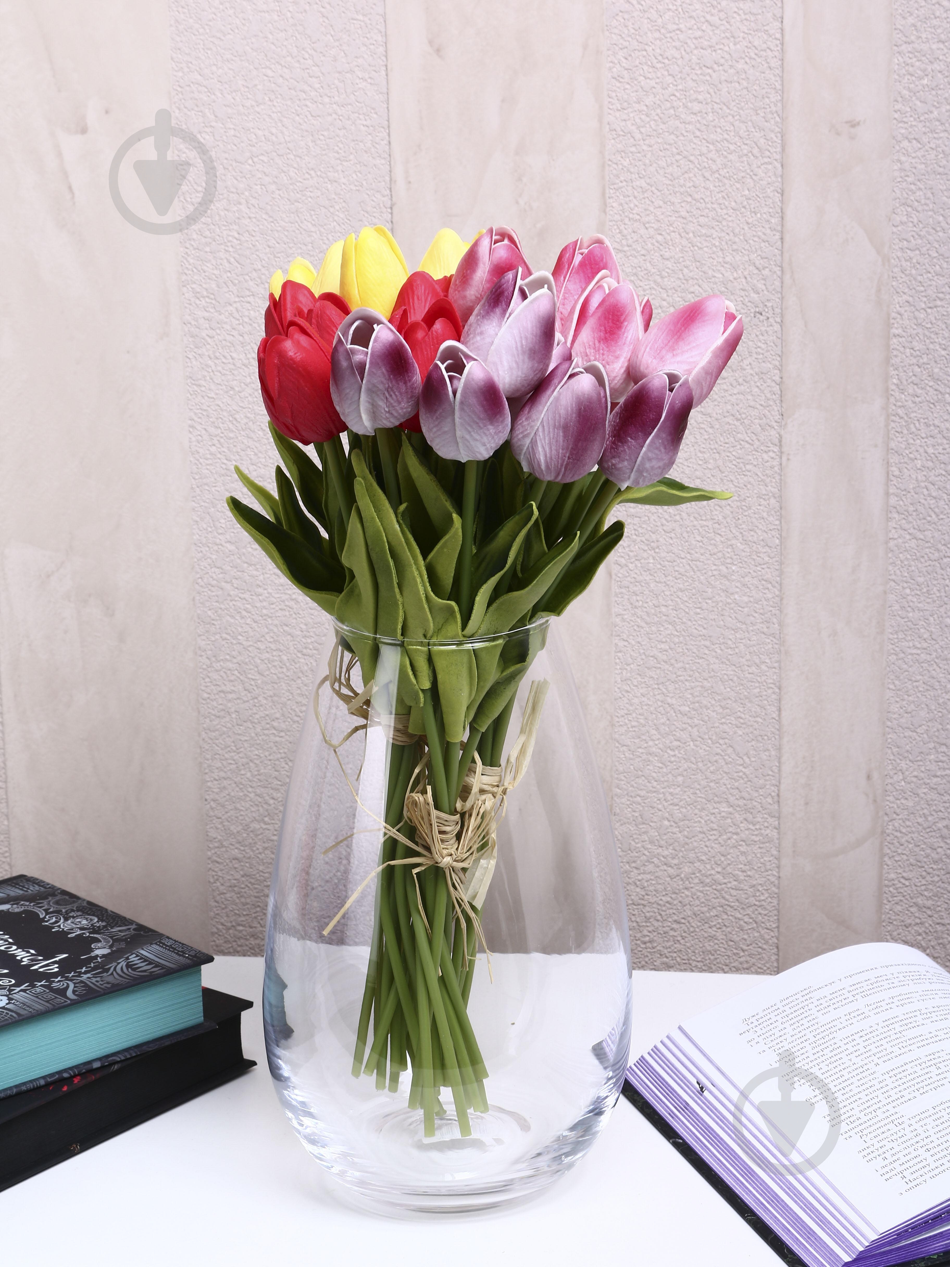 Ваза скляна Wrzesniak Glassworks Lumen 23,5 см прозора 17-11394 - фото 5