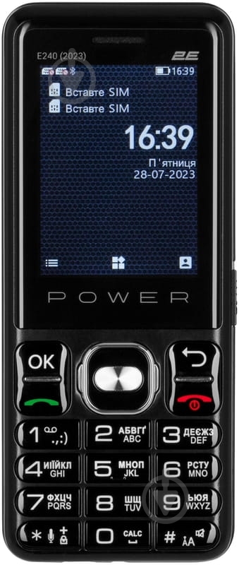 Мобільний телефон 2E E240 2023 Dual Sim black - фото 1 Мобільний телефон 2E E240 2023 Dual Sim black - фото 1