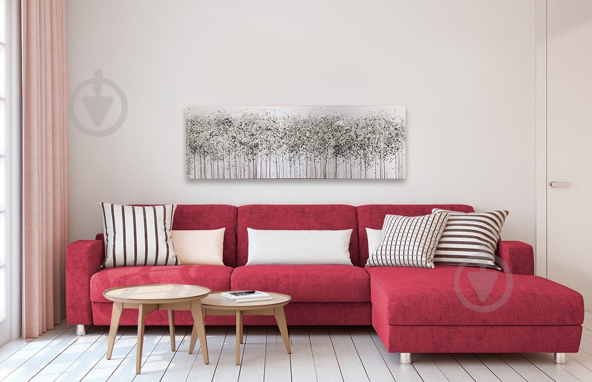 Картина Silver Forest рельефный рисунок 150x50 см Sensio GF-W100195 - фото 2