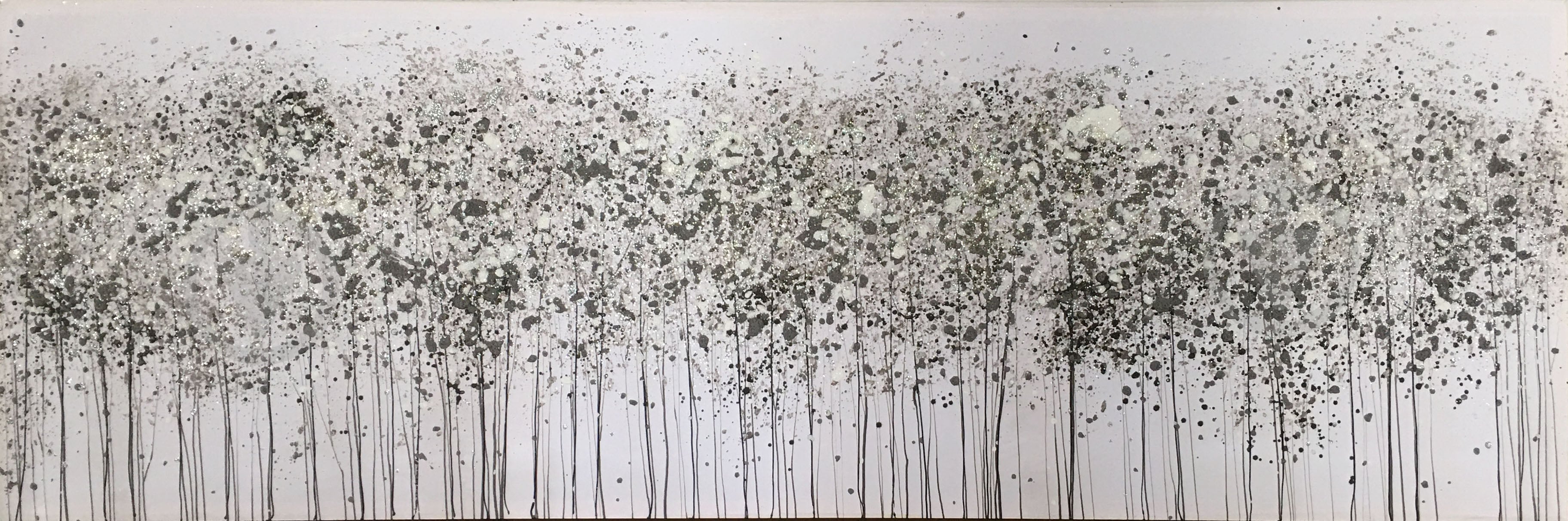 Картина Silver Forest рельефный рисунок 150x50 см Sensio GF-W100195 - фото 1