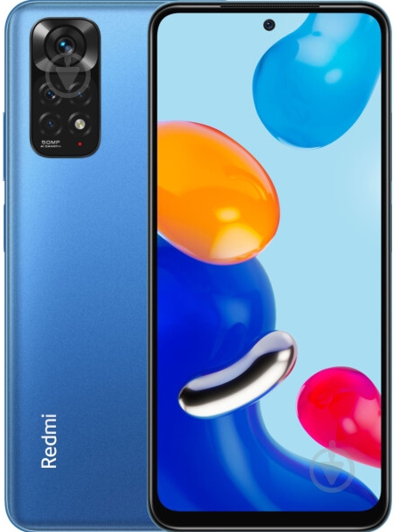 Смартфон Xiaomi Redmi Note 11 4/128GB twilight blue (922479) - фото 1
