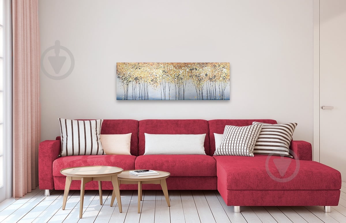 Картина Gold Forest рельефный рисунок 150x50 см Sensio GF-W100192 - фото 2 Картина Gold Forest рельефный рисунок 150x50 см Sensio GF-W100192 - фото 2