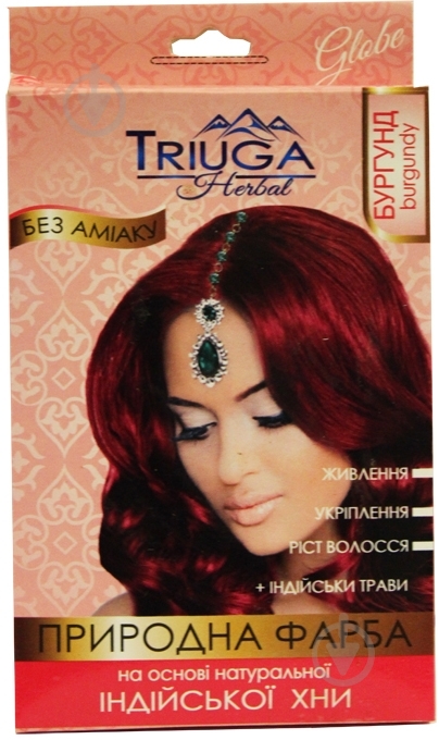Хна TRIUGA Природная краска 25г бургунд - фото 1 Хна TRIUGA Природная краска 25г бургунд - фото 1