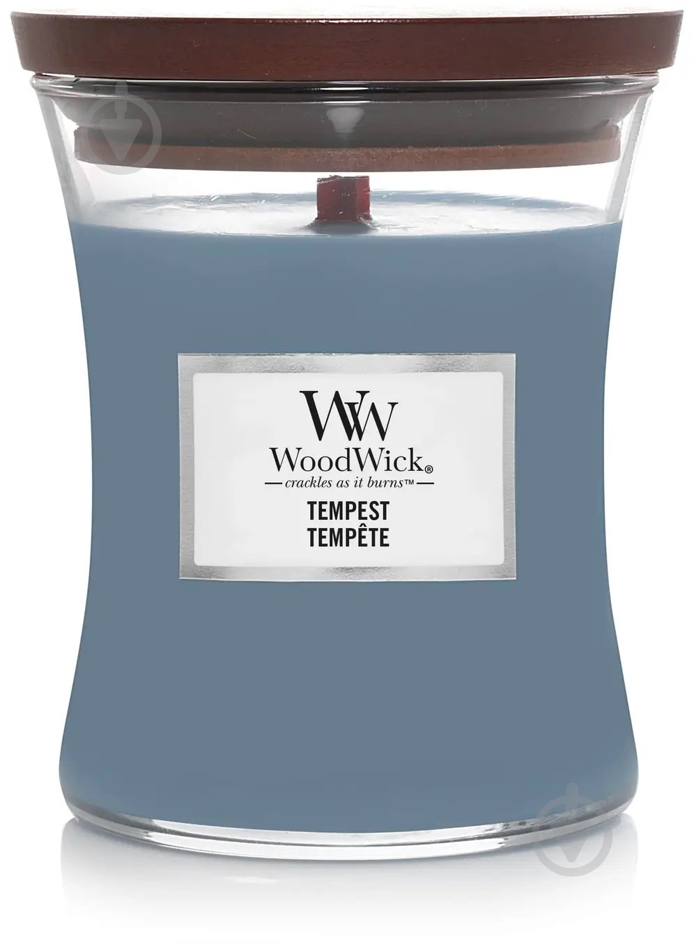 Свічка ароматична Woodwick Medium Tempest (Буря) 275г - фото 1