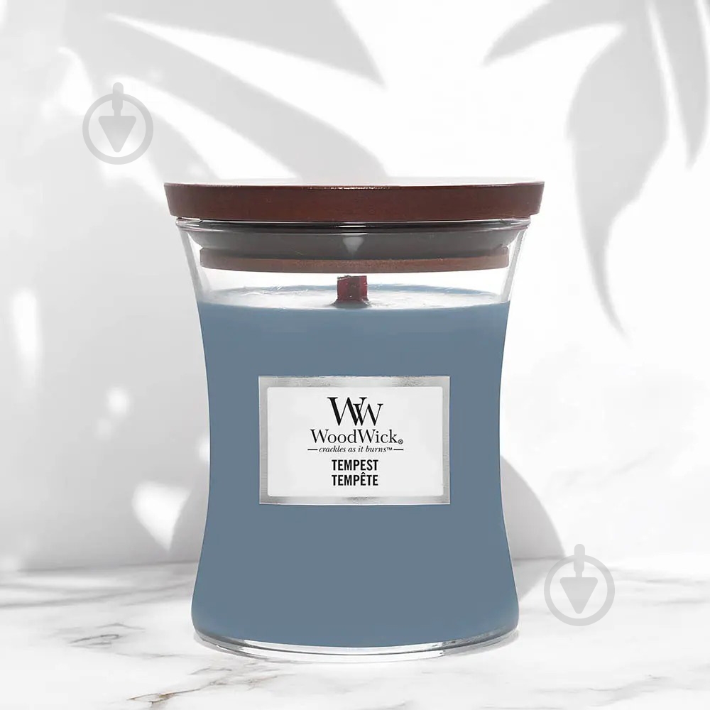 Свічка ароматична Woodwick Medium Tempest (Буря) 275г - фото 3