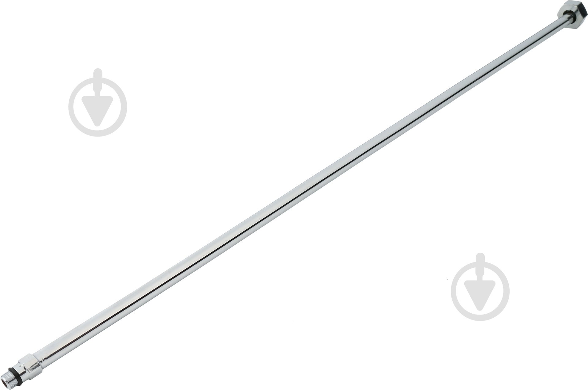 Трубка хромована Albertoni М10х1/2"В хромированная 0,6м - фото 1