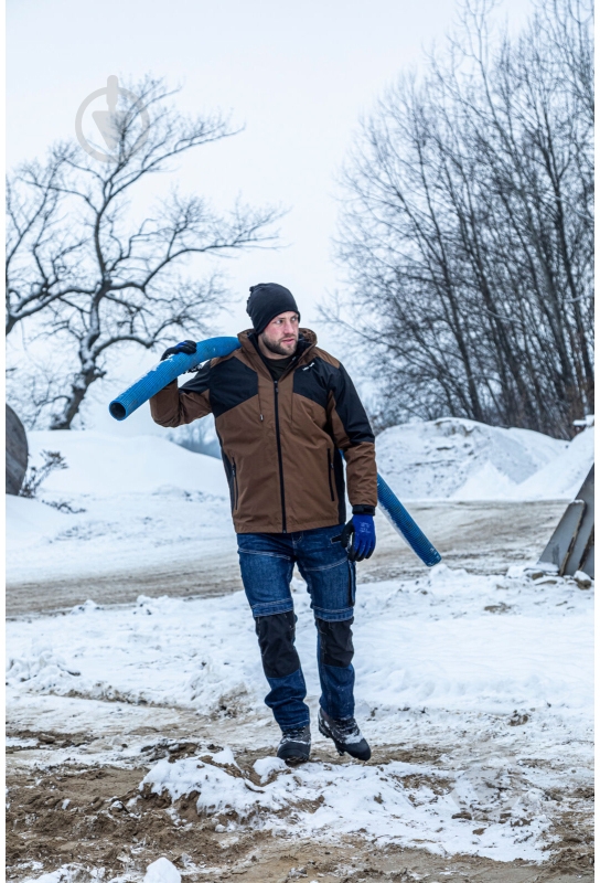 Куртка зимняя Lahti Pro р. M L4093802 коричневый - фото 5 Куртка зимняя Lahti Pro р. M L4093802 коричневый - фото 5