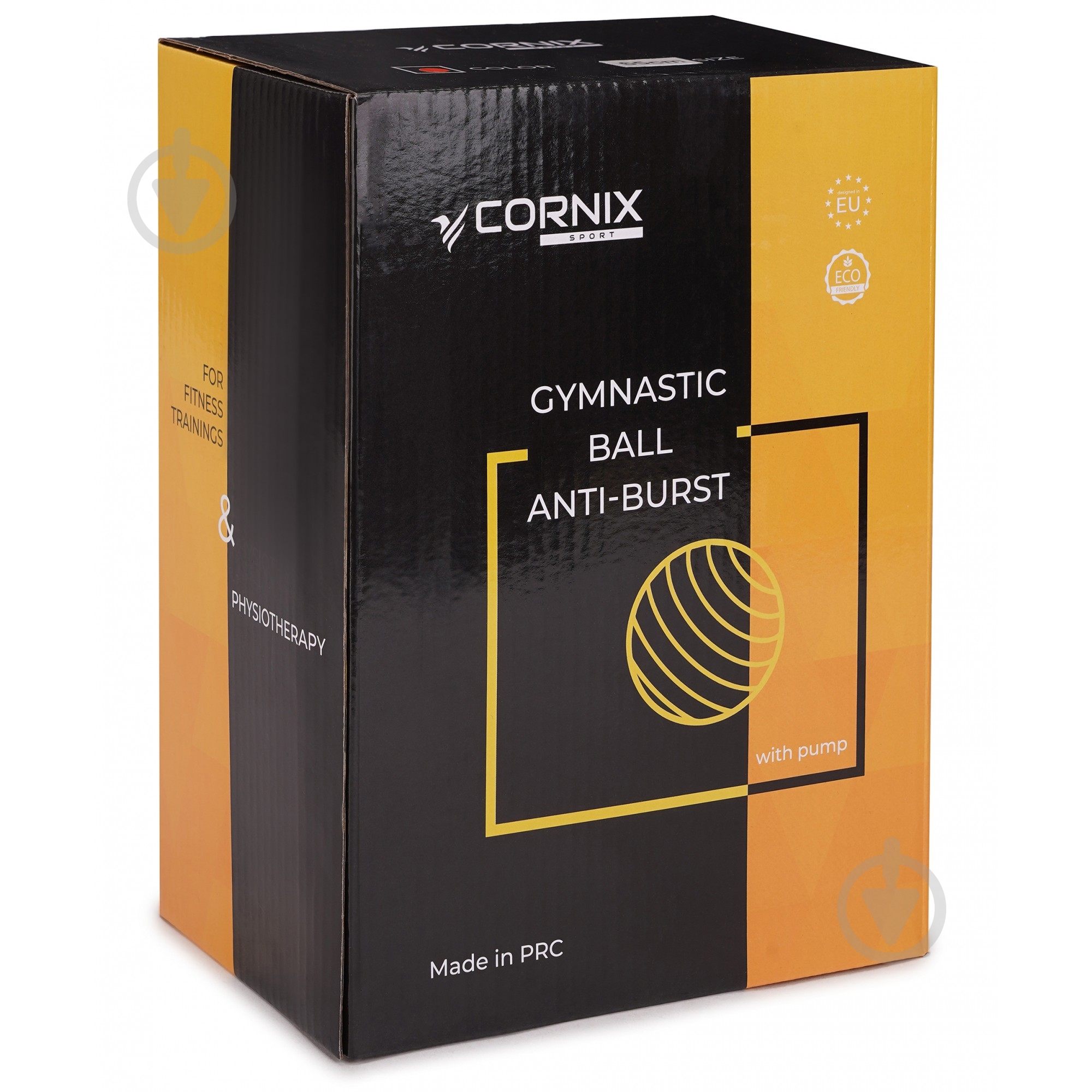 М'яч для фітнесу Cornix (фітбол) Anti-Burst Violet d65 см XR-0022 - фото 4