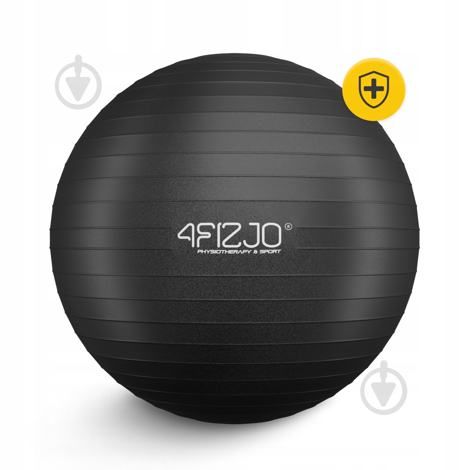 М'яч для фітнесу 4fizjo (фітбол) Anti-Burst Black (P-5907739316349) d65 см 4FJ0400 - фото 10
