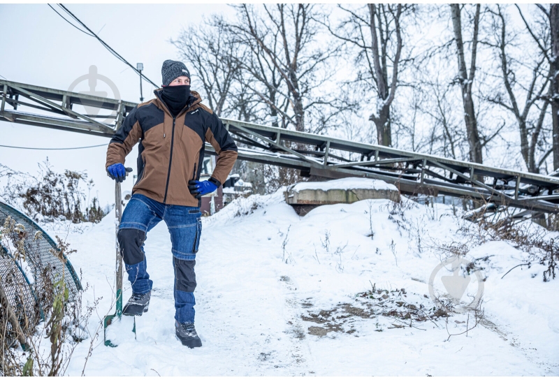 Куртка зимняя Lahti Pro р. XXL L4093805 коричневый - фото 3