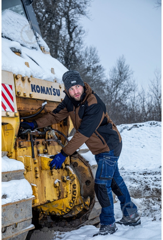 Куртка зимняя Lahti Pro р. XXL L4093805 коричневый - фото 4