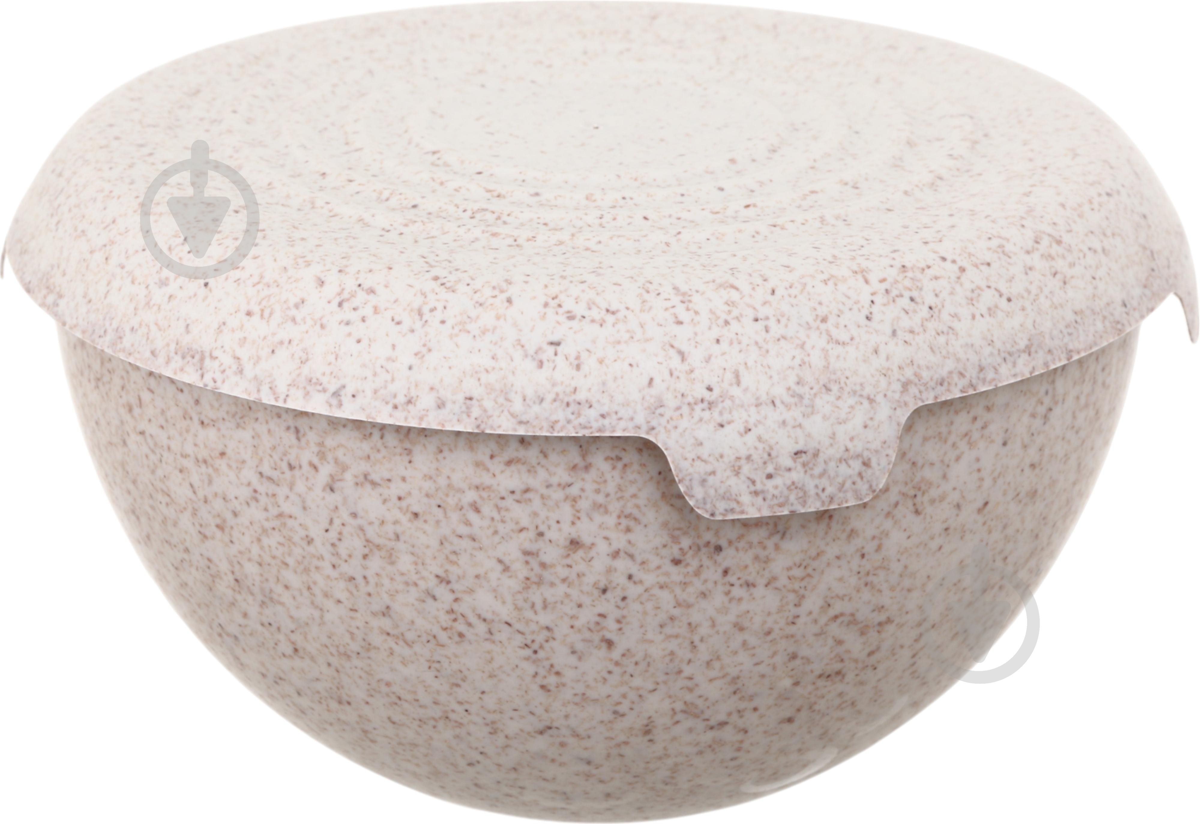 Набор салатников Practic BIO с крышкой 3 шт. (1,5 л+3 л+6 л) крем - фото 4 Набор салатников Practic BIO с крышкой 3 шт. (1,5 л+3 л+6 л) крем - фото 4