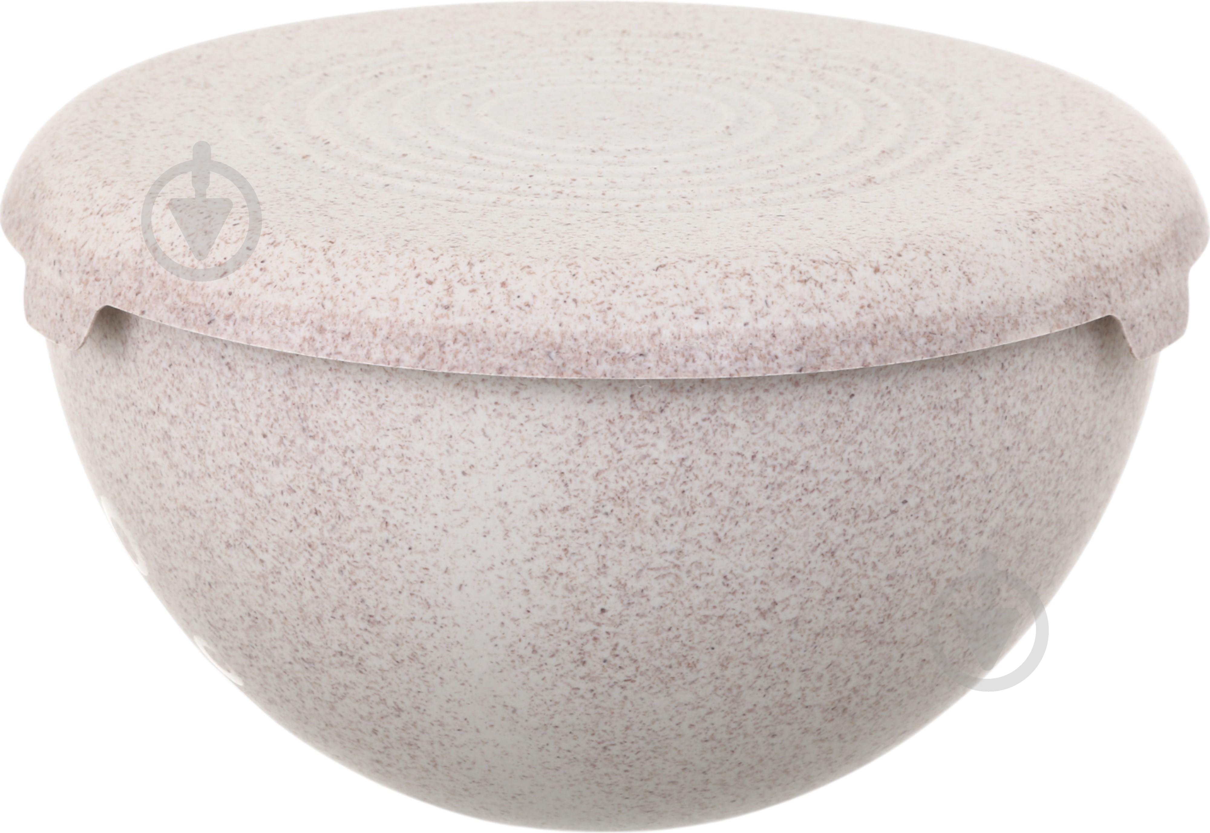 Набор салатников Practic BIO с крышкой 3 шт. (1,5 л+3 л+6 л) крем - фото 2 Набор салатников Practic BIO с крышкой 3 шт. (1,5 л+3 л+6 л) крем - фото 2