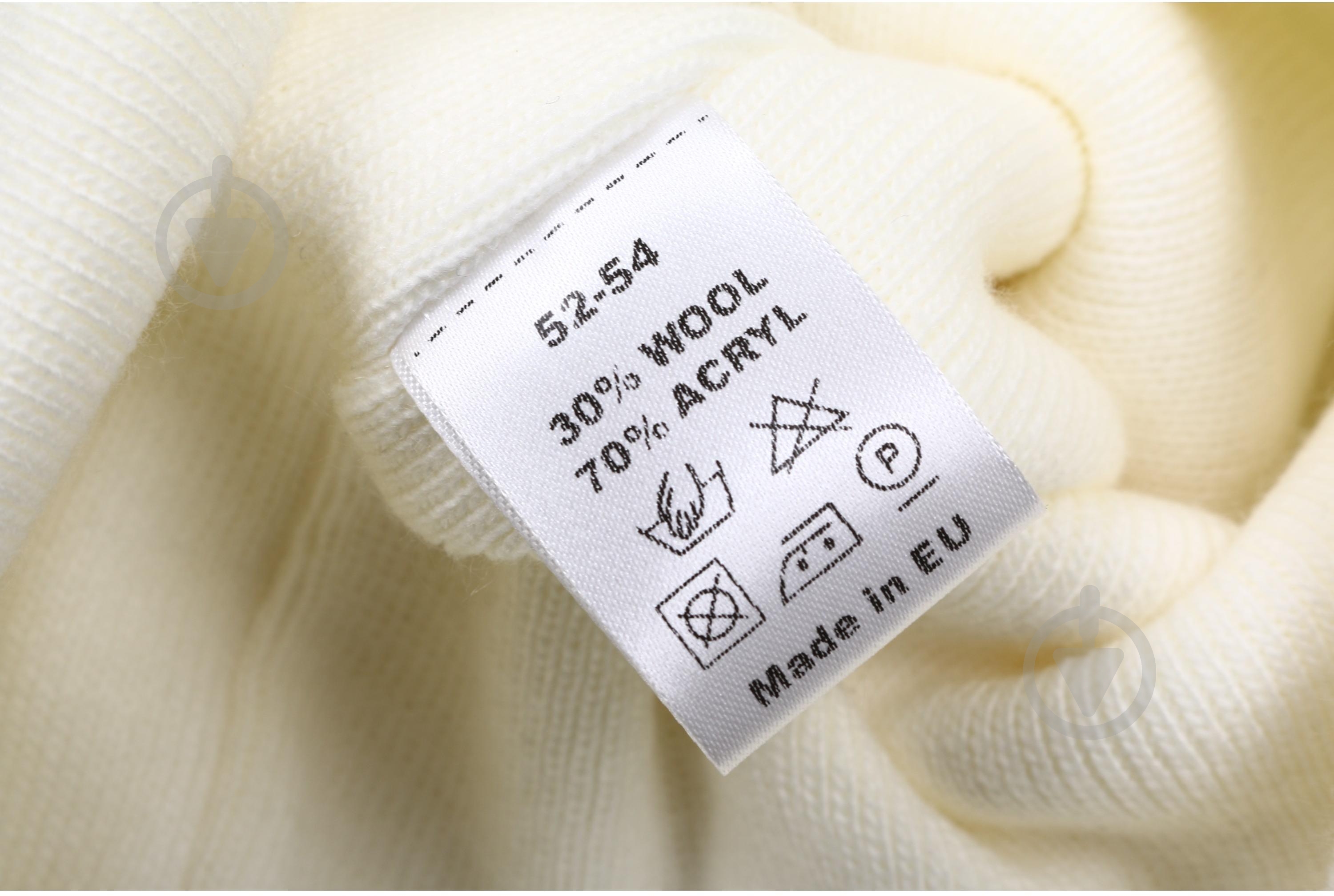 Шапка Pompona р. 52-54 24WP29 молочный - фото 3